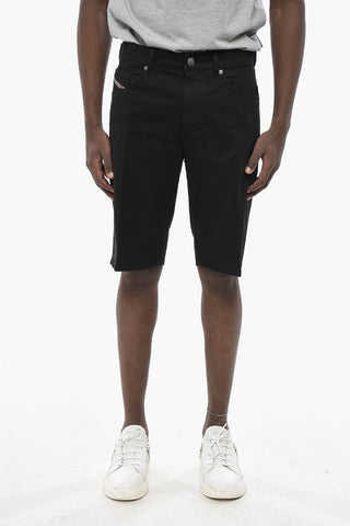 Slim-Fit Solid-Color Shorts