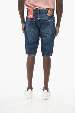 Slim Fit Shorts Mit Logo-Knopf