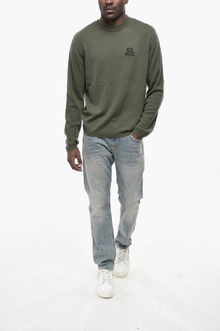Rundhals-Pullover aus Wolle und Kaschmir K-CREWK-OUT-B