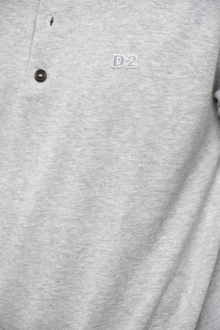 Polo aus Strick mit Logo-Applikation