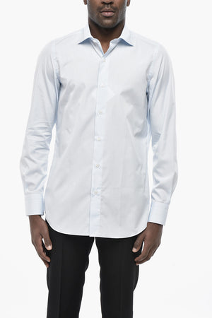 ALUMO Solid Cotton Poplin Shirt MILANO ZANTE