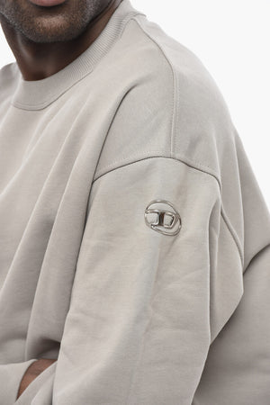 Felpa Girocollo S-MACSIS In Cotone con Monogram