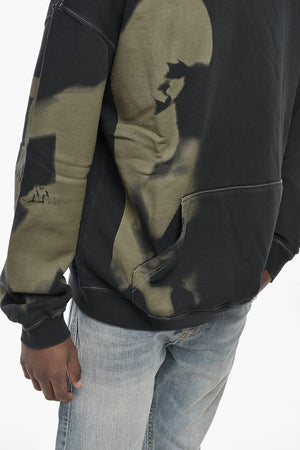 Brushed Cotton Hoodie S-BOXT-HOOD-N4 with Ombre Print