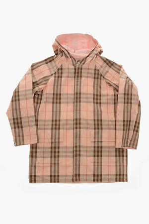 Wendbarer Trenchcoat mit Tartan-Muster