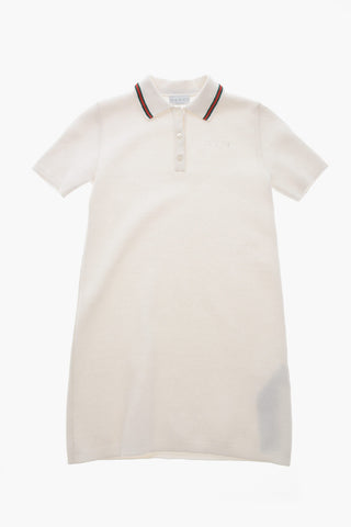 Polo-Kleid Aus Strick Mit Ikonischem Kragen