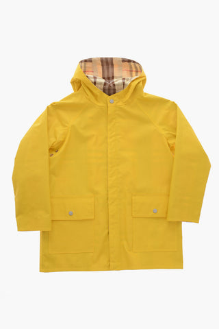 Trench Reversibile con Motivo Tartan