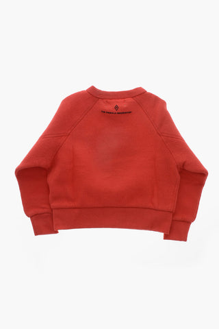 Sweatshirt mit Rundhalsausschnitt BIRDS aus Baumwollmischung