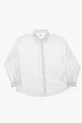 Cotton Poplin Shirt With French Collar