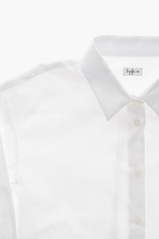 Cotton Poplin Shirt With French Collar