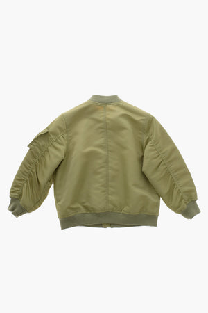 Nylon Zip-Up Bomber