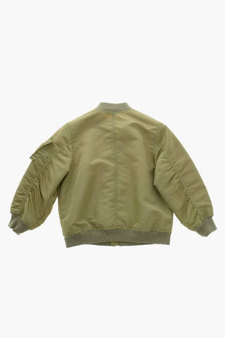 Nylon Zip-Up Bomber