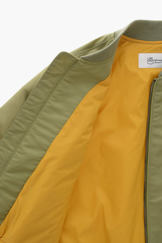 Nylon Zip-Up Bomber