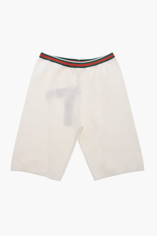 Shorts in Maglia con Elastico in Vita Iconico