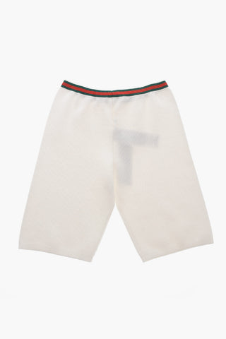 Shorts in Maglia con Elastico in Vita Iconico