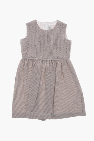 Hairline Cotton-Blend Flared Shirt Dress