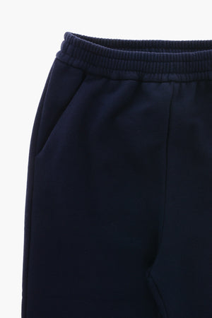 Joggers Aus Aufgerauter Baumwolle Mit Umschlägen