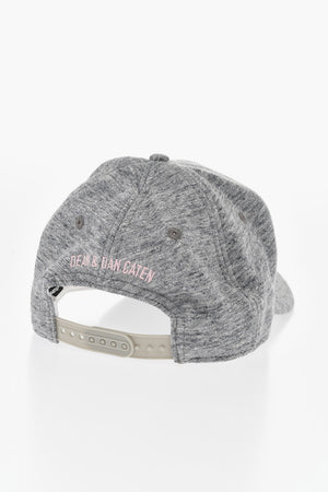 ICON Cappello Baseball in Tinta Unita con Stampa Cracked