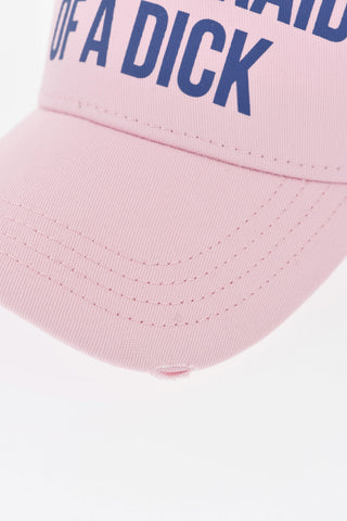 Solid-Color Baseball Hat ROCCO With Contrast Print