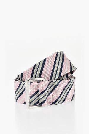 Striped Fabric Belt 35mm