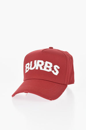 Cappello Baseball BURBS in Tinta Unita con Dettaglio in Rilievo