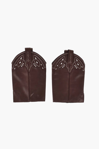 Ghette in Pelle Stile Cowboy