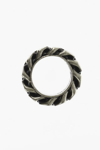 Funky Tribal Ring mit Kettenoptik