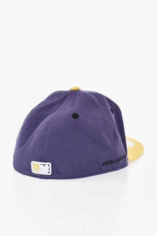 Color Block Baseball Cap With Embossed Print