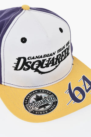 Color Block Baseball Cap With Embossed Print