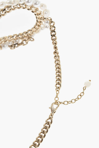 Chocker in Ottone con Perle e Conchiglie