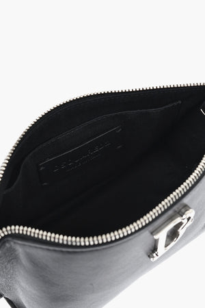 Pouch D2 STATEMENT in Pelle con Monogram in Metallo