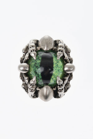 싱글 클립형 귀걸이 눈 장식