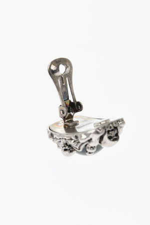 싱글 클립형 귀걸이 눈 장식