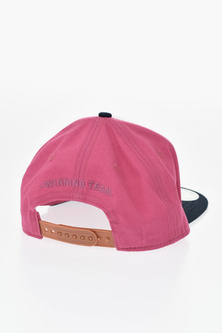 Cappello Baseball in Gabardina di Cotone con Logo Stampato