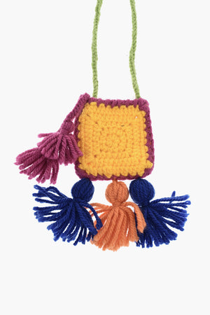 Cotton AirPods Case SOUVENIR FROM PERU' with Tassels