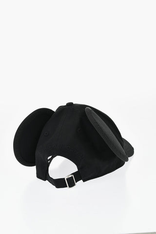 Basecap aus Baumwollgabardine mit Mäuseohren