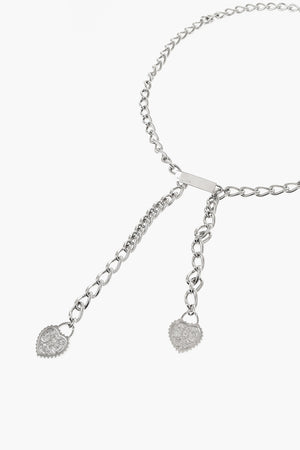 Cintura a Catena con Pendente a Forma di Cuore