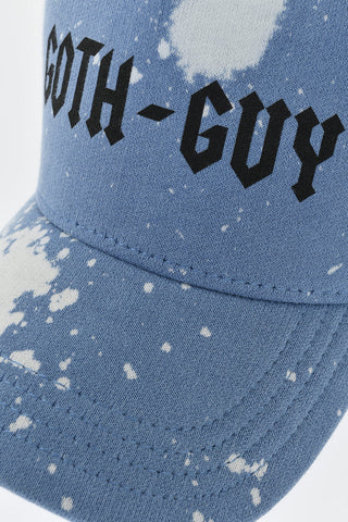 Cappello da Baseball in Cotone Effetto Acid Wash