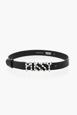 가죽 벨트 DIRTY PLAQUE 주얼 버클 30mm