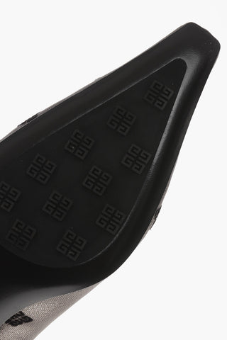 Slingbacks aus Monogram-Mesh mit 5 cm Iconic-Absatz