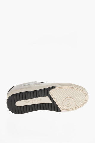 Leather Sneakers PALM UNIVERSITY with Printed Logo