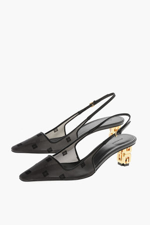 Monogram Mesh Slingbacks With Iconic 6cm Heel