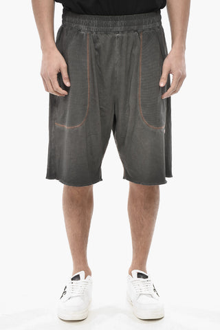 Fleece-Shorts P-BASK Mit Kontrastdetails