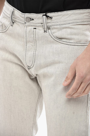 Tapered Leg Low-Rise Jeans BUSTER-X 18cm L32