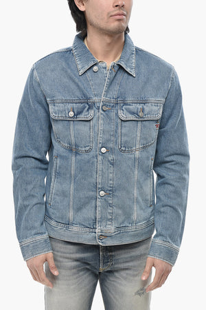 Denim Jacket D-BARCY with Logo Buttons