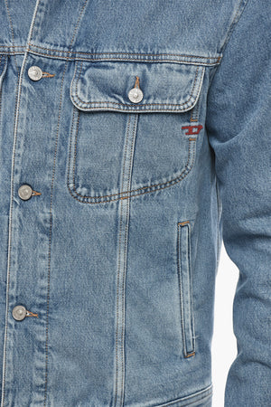 Denim Jacket D-BARCY with Logo Buttons