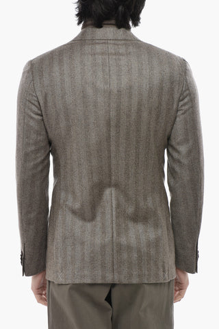 CC COLLECTION 버진 울 헤링본 재킷