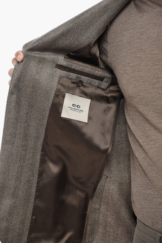 CC COLLECTION 버진 울 헤링본 재킷