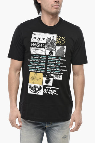 T-Shirt Mit Rundhalsausschnitt T-JUST-ROCK Aus Baumwolle Bedruckt