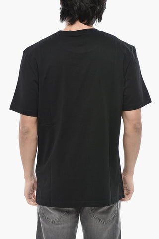 Cotton Regular-Fit T-Shirt With Front Logo