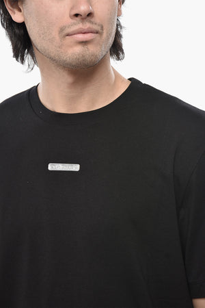 Cotton Regular-Fit T-Shirt With Front Logo
